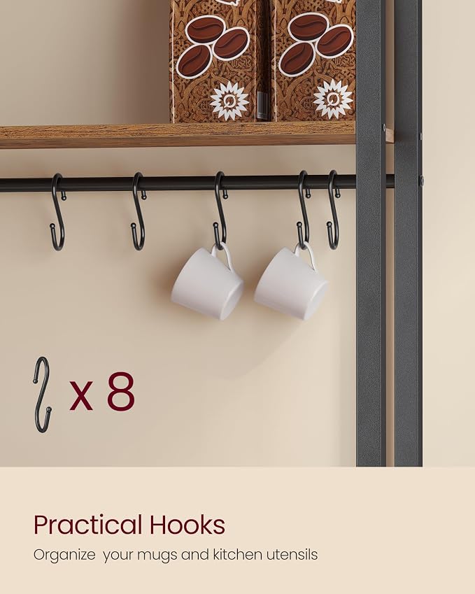 VASAGLE Kitchen Bakers Rack - Image 7