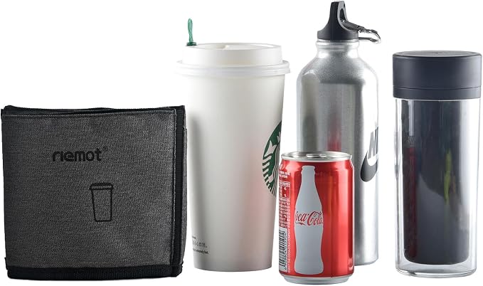riemot Luggage Travel Cup Holder Free Hand Drink Carrier - Image 8