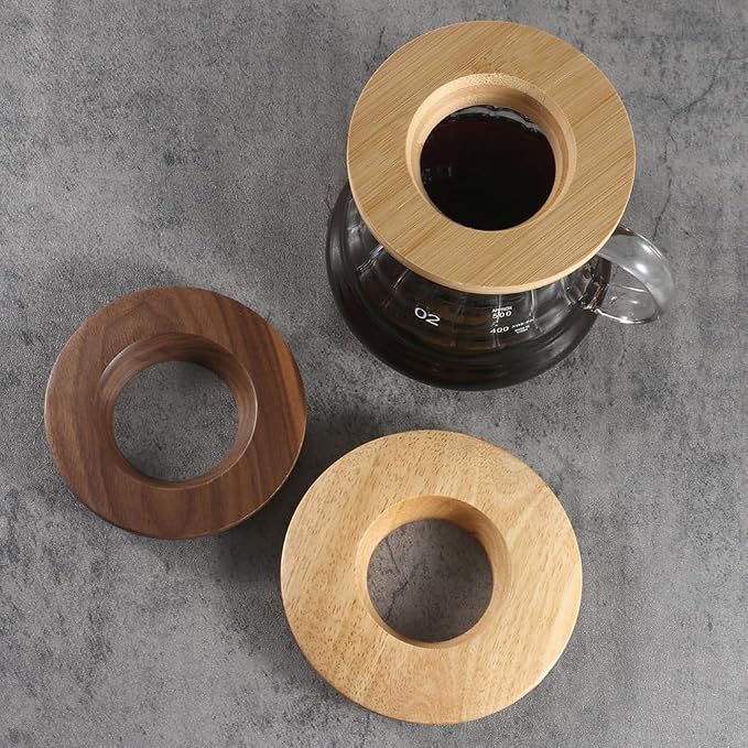 1 Piece Funnel Cup Holder Bamboo Coffee Dripper Stand Holder Coffee Filter - Image 5