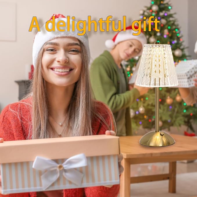 Crystal Table Lamp, 5000mAh Rechargeable Battery Lamp - Image 6