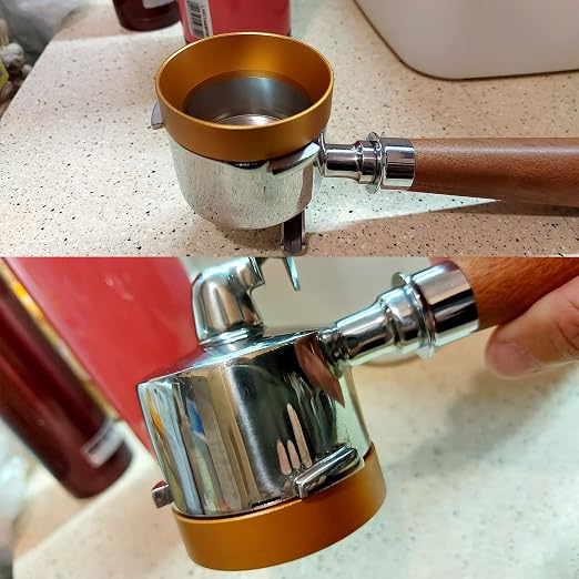 51mm Dosing Funnel, Aluminum Coffee Dosing Ring Espresso Portafilter Funnel - Image 9