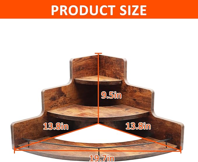 Liquor Bottle Display Shelf, Coffee Syrup Organizer, 3 Step Wood Wine Racks - Image 7