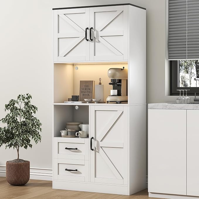Kitchen Pantry Storage Cabinet - Image 9