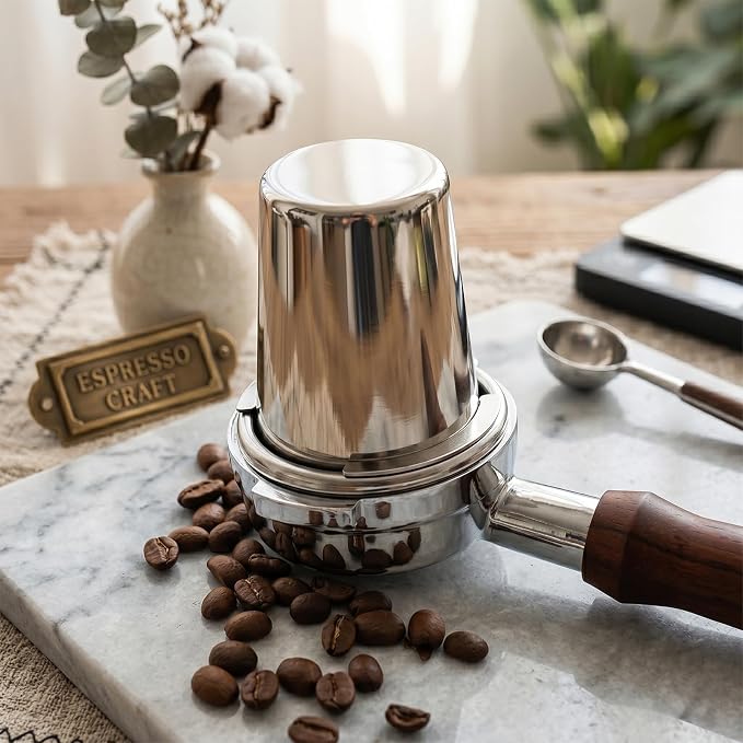 58mm Dosing Cup, Stainless Steel Coffee Powder Cup Compatible - Image 7