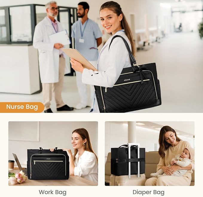 LOVEVOOK 17 Inch Laptop Work Bag - Image 6