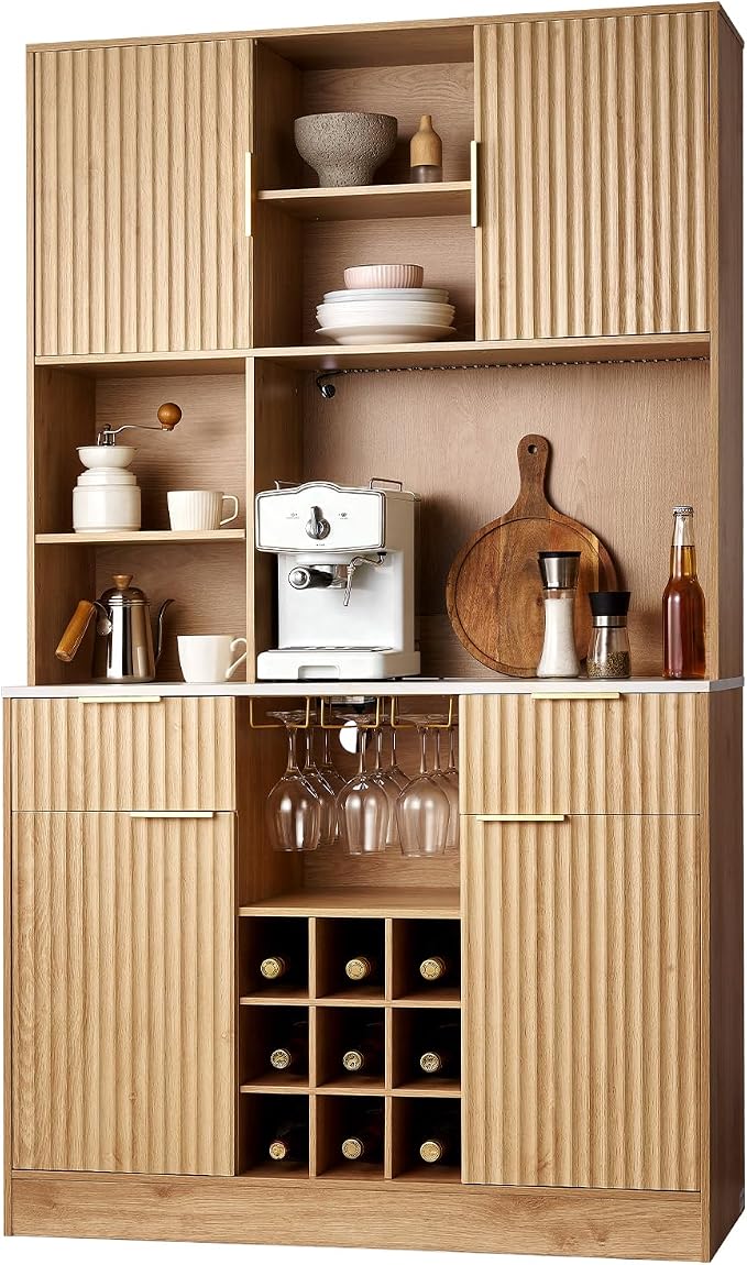 VEVOR Wine Cabinet, Coffee Bar Cabinet - Image 9