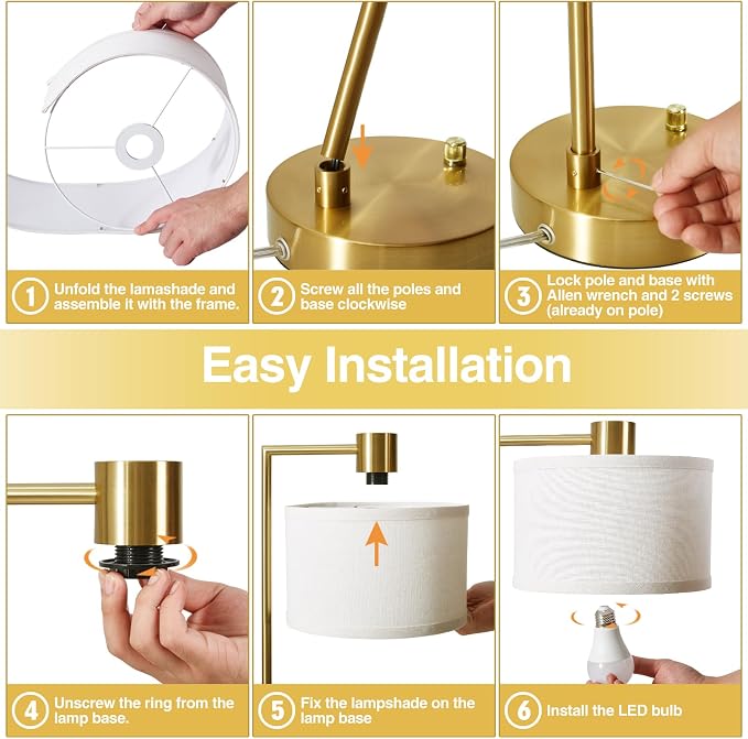 Luvkczc Table Lamp for Bedroom Set of 2 - Image 8