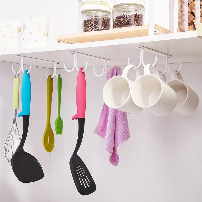 FOMANSH Mug Rack Under Cabinet - Image 7