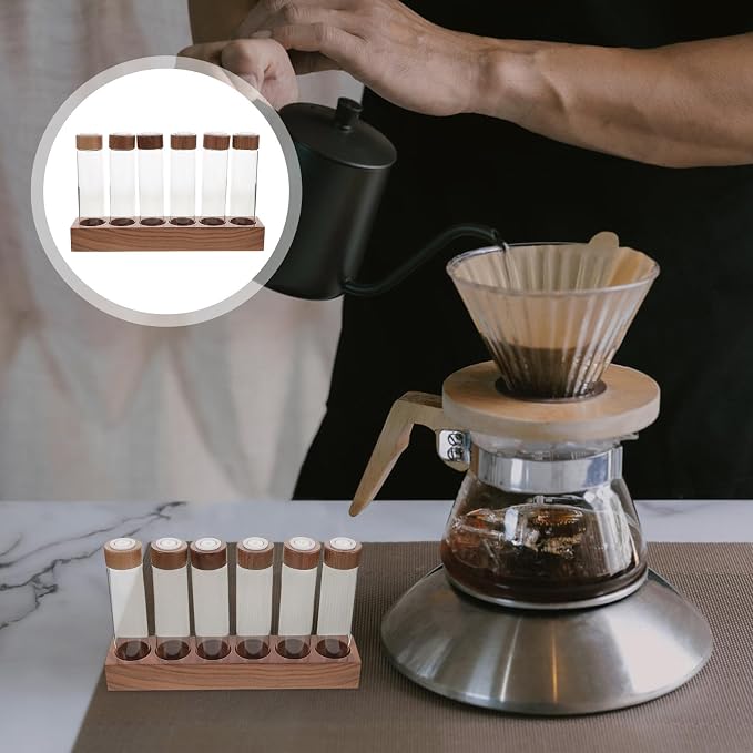 BESTOYARD Glass Coffee Bean Storage Tubes - Image 9