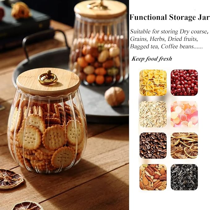 Viovian 25FL OZ Glass Candy Jar - Image 8
