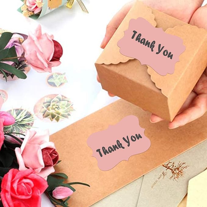 SALEMAR 2 x 3 inch Rose Gold Sticker Labels 200PCS Sticky Tag Stickers - Image 7