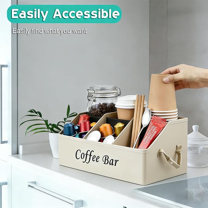 Coffee Station Organizer for Counter, Coffee Bar Organizer - Image 7