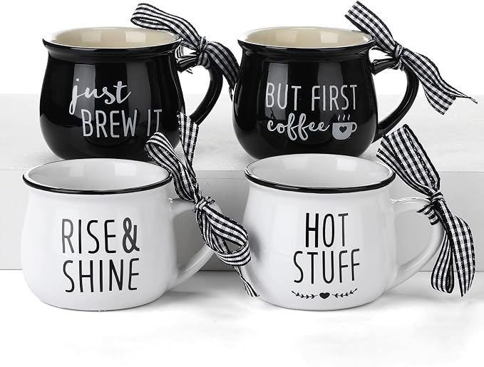 Patelai 4 Pcs Mini Espresso Cups 5 oz Coffee Mugs Set - Image 8