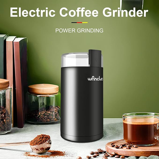 Wancle Electric Coffee Grinder, Spice Grinder, One Touch Coffee Mill - Image 6