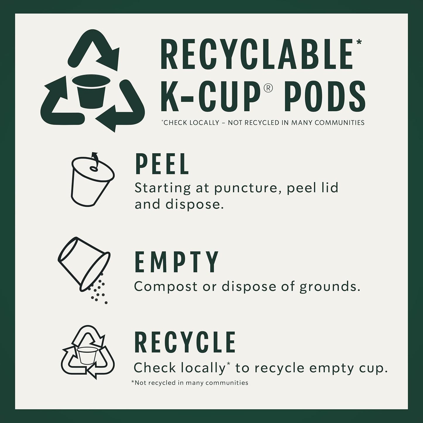 Starbucks K-Cup Coffee Pods, Medium Roast Coffee, House Blend for Keurig Brewers, 100% Arabica, 6 boxes (60 pods total)