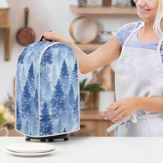 Blue Trees Blender Dust Cover, Anti Fingerprint Polyester Stand Mixer or Coffee - Image 7
