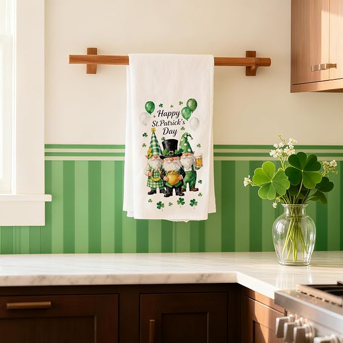 CUTHOLLOW Festival Decorative Kitchen Towels Set of 4, 15.74"x23.62" Soft - Image 7