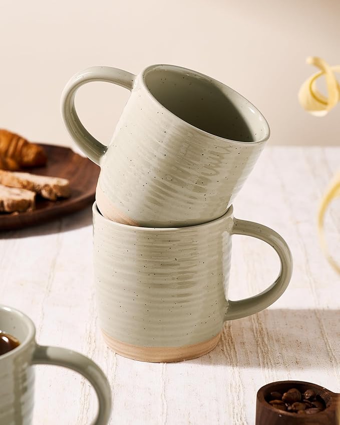 famiware Coffee Mugs Set of 6, 13 oz Mug Set, Ceramic Cup Set - Image 8
