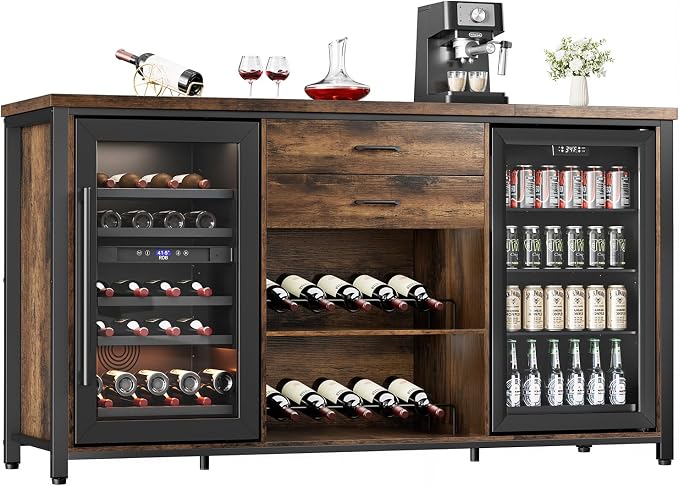 Leteuke Large Coffee Bar Cabinet - Image 9