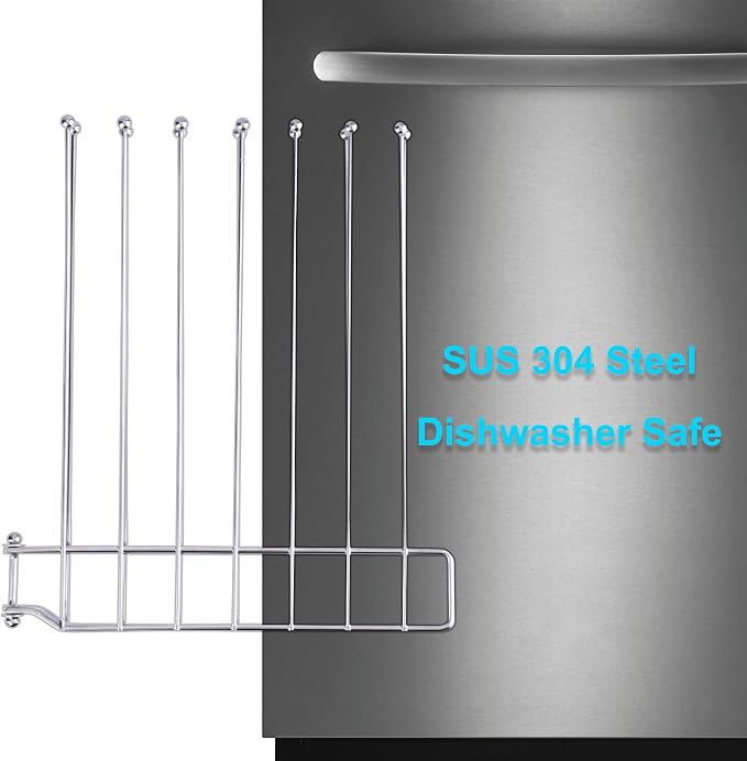 Foldable Bottle Drying Rack, Reusable Storage Bag Drying Rack, SUS 304 - Image 7