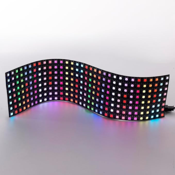 WS2812B RGB LED Digital Individually Addressable Panel Light LED Module Matrix - Image 8