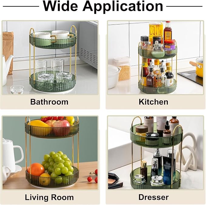 360 Rotating Makeup Organizer and Storage - Image 8
