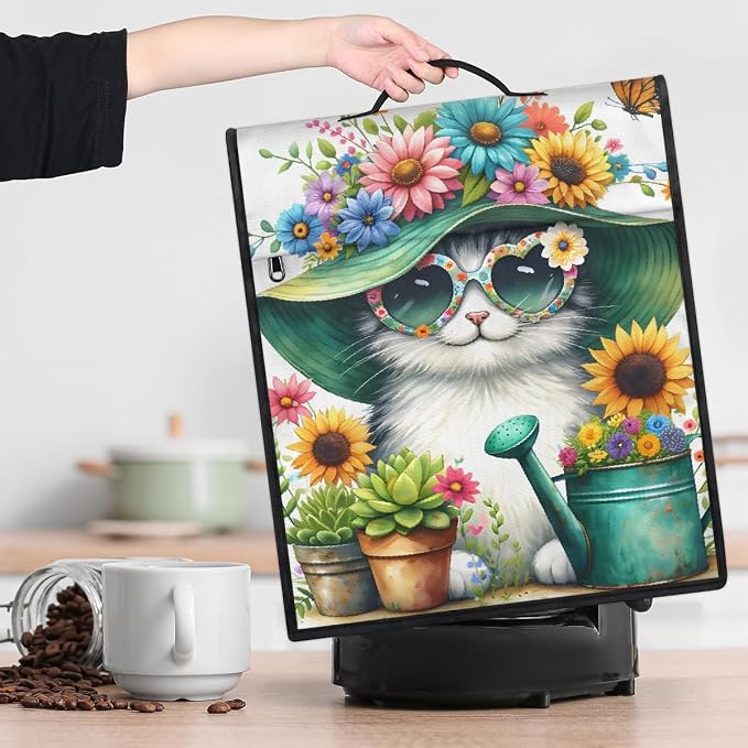 Cat Kitchen Aid Mixer Cover Compatible Stand Mixer Dust Cover | Funny Flower - Image 9