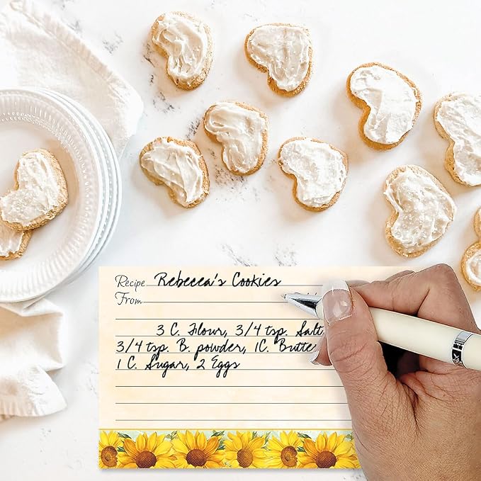 Current Sunflowers Recipe Cards - Image 5