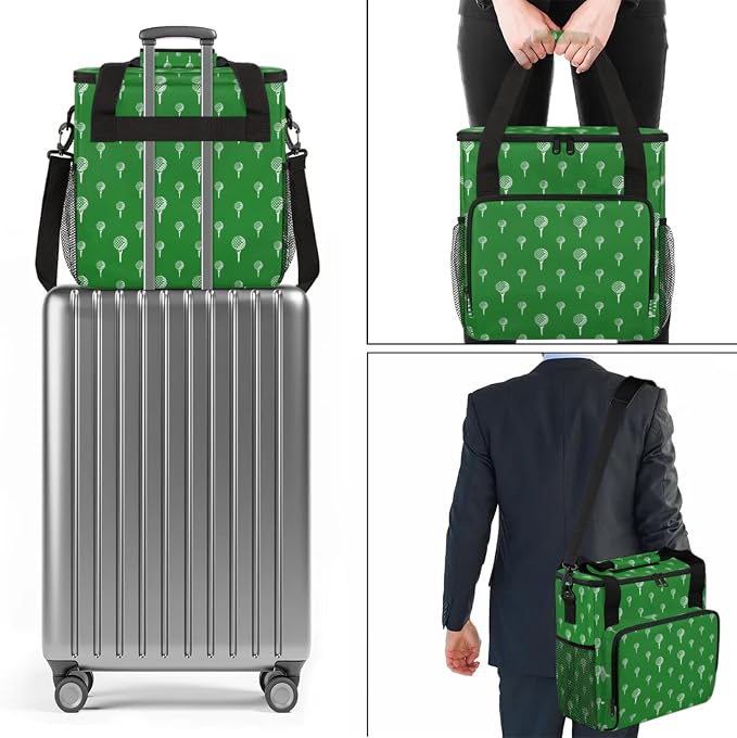 Golf Ball Coffee Maker Travel Bag, Golf Ball Large Carrying Storage Case - Image 7