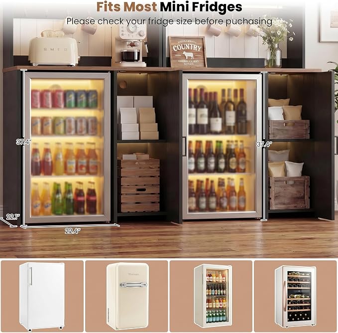 Unikito Mini Fridge Cabinet - Image 7