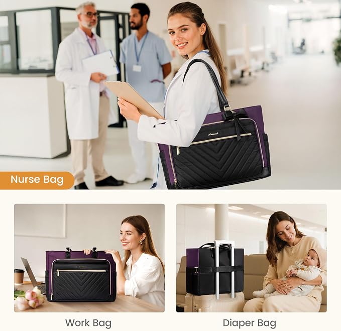 LOVEVOOK Tote Bag, Laptop Bag for Women - Image 6