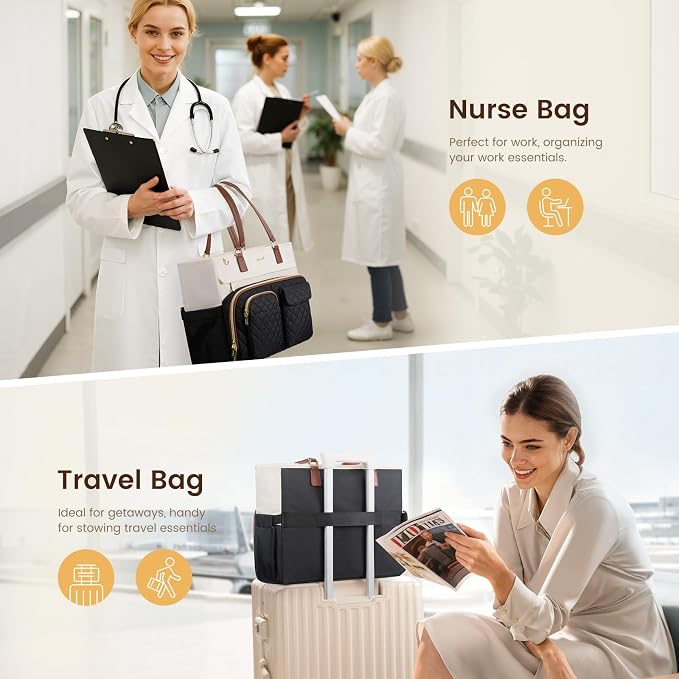 LOVEVOOK Tote Bag for Women, Nurse Bag - Image 6