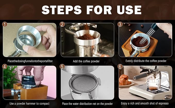 4Pcs 51mm Dual-Sided Espresso Coffee Tamper and Distributor - Image 7