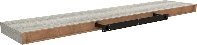 Ballucci Floating Shelf, Living Room, Rustic Gray - Image 9