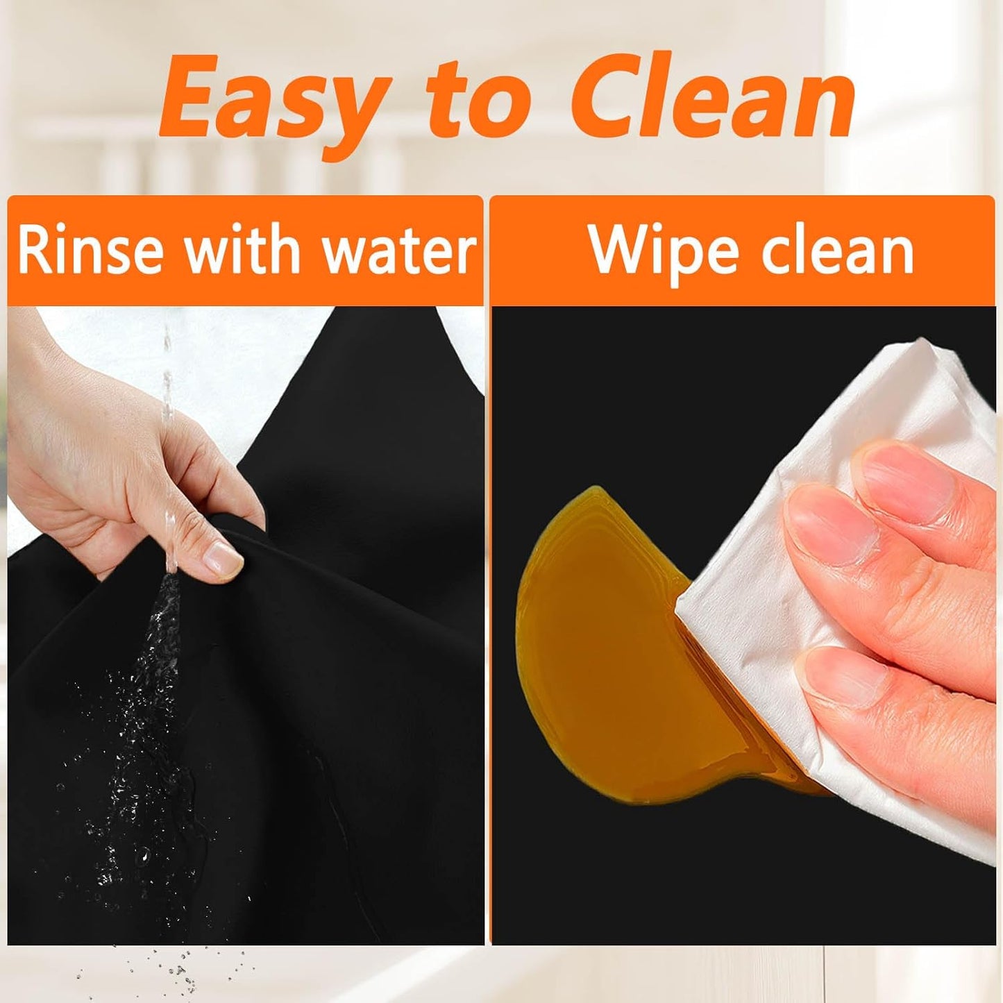 23.62"x15.74"(60cmx40cm) Countertop Protector Mat, Silicone Mats for Kitchen Counter, Cuttable Heat Resistant Mats for Counter, Waterproof Silicone Kitchen Island Protector Mat(2Pack, Light Gray)