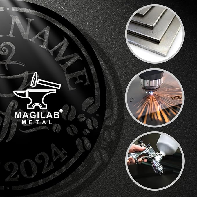 Custom Metal Coffee Bar Signs - Image 7