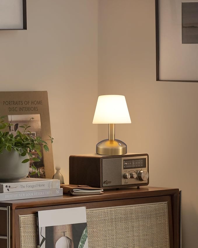 KDG Modern Cordless Small Table Lamps, Portable LED Dimmable Desk Lamp - Image 9
