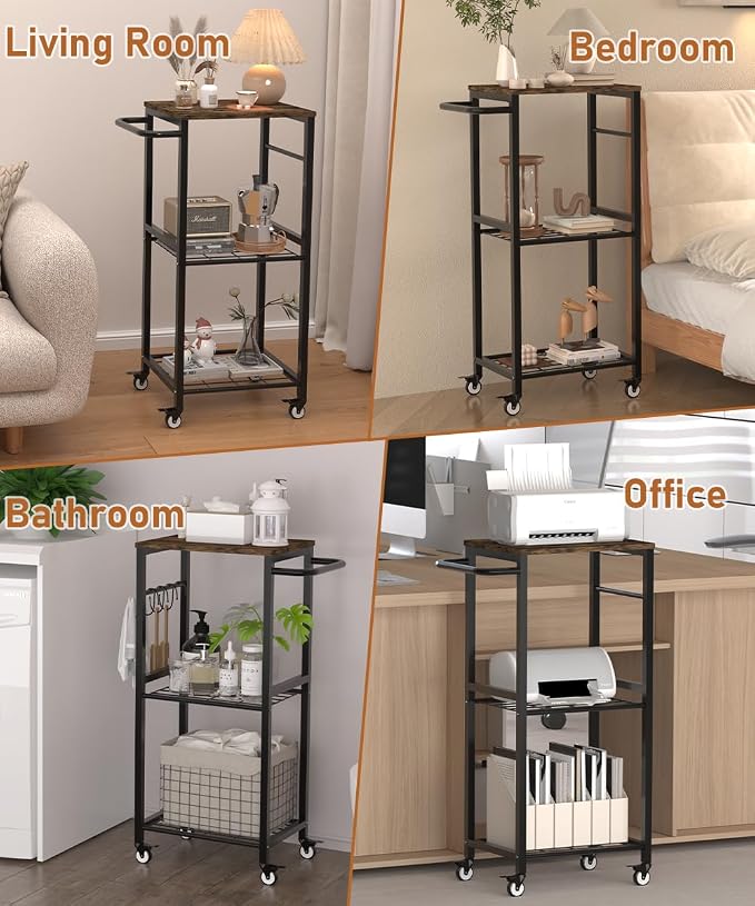 Kitchen Microwave Stand Cart - Image 6