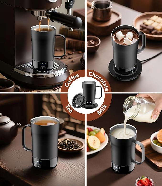 Self-Heating Coffee Mug, 14oz Heated Coffee Mug Rechargeable - Image 8