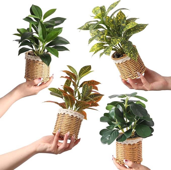 Nubry Fake Plants Artificial Potted Plants - Image 9