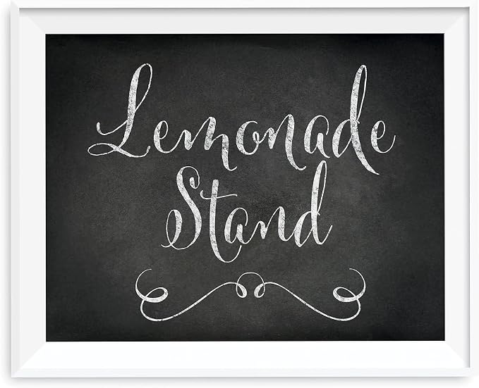 Andaz Press Wedding Party Signs, Vintage Chalkboard Print, 8.5x11-inch by AndazPress