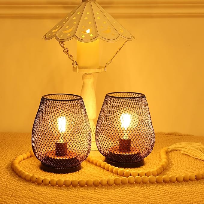 NEEDOMO 2 Pack Rechargeable Lamp Outdoor Table Lantern, Cordless Table Lantern - Image 6
