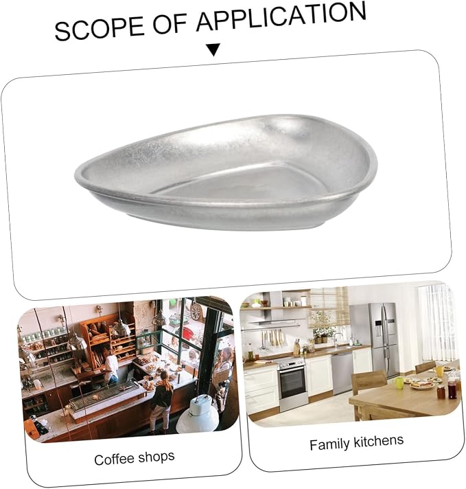 PRETYZOOM Multi-Function Bean Display Tray Stainless Steel Coffee Sample Plate - Image 9