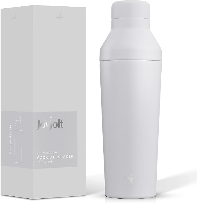 JoyJolt Triple Insulated Cocktail/Protein Shaker Bottle. 20oz Shaker Cup - Image 8