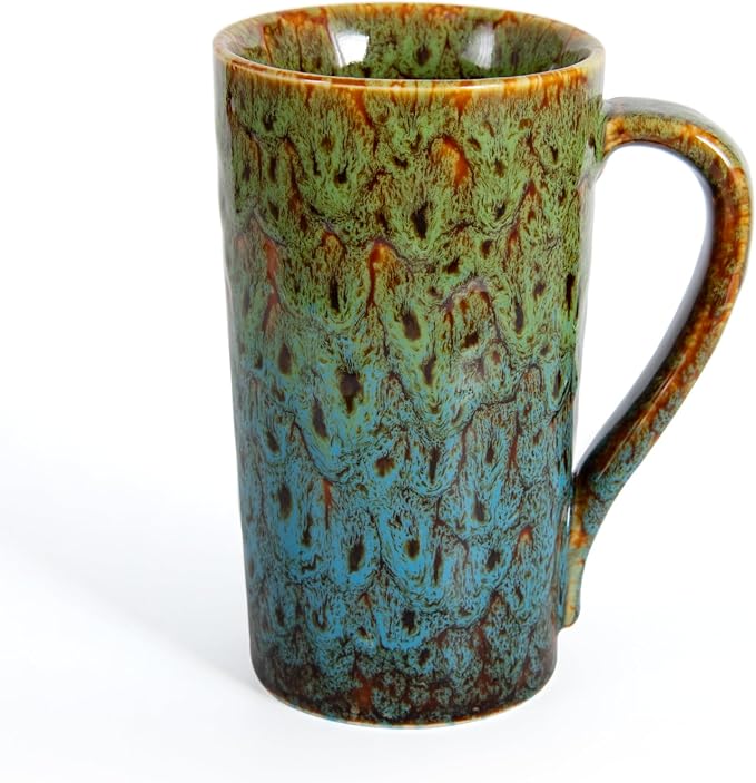 20oz Porcelain Coffee Mugs Set of 4, Large Tall Coffee Mugs - Image 7