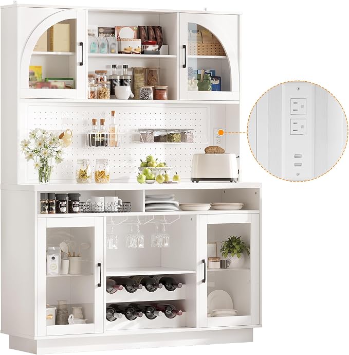BINGTOO 71" Tall Kitchen Pantry Cabinet - Image 9