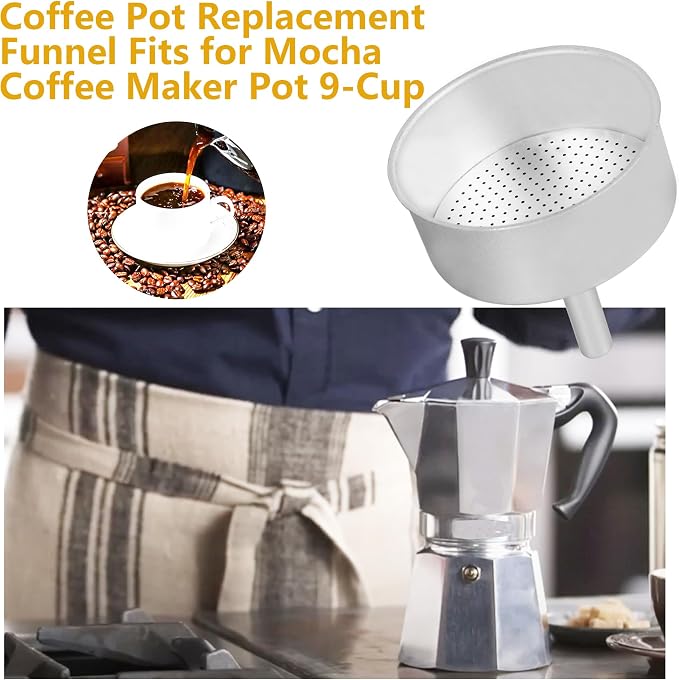 Aluminium Moka Pot Funnel Replacement - Image 6