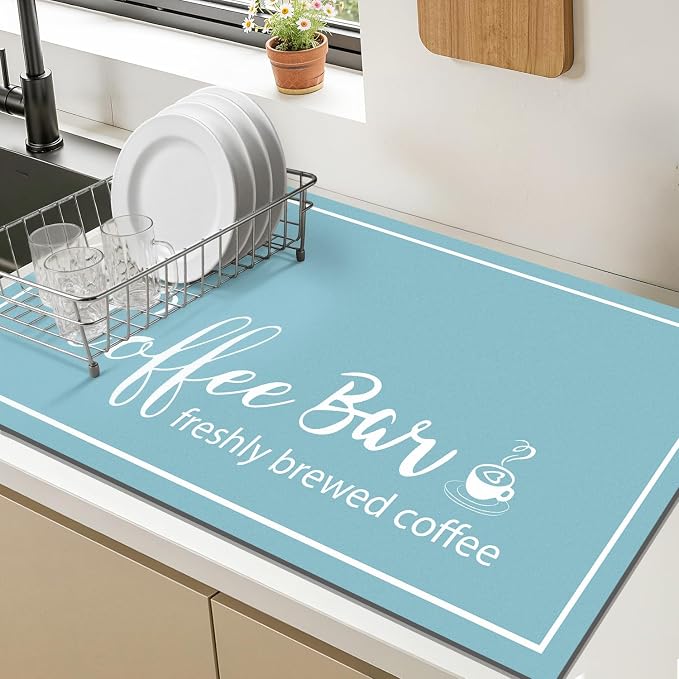 Findosom Dish Drying Mat, Cuttable Drying Mat - Image 8