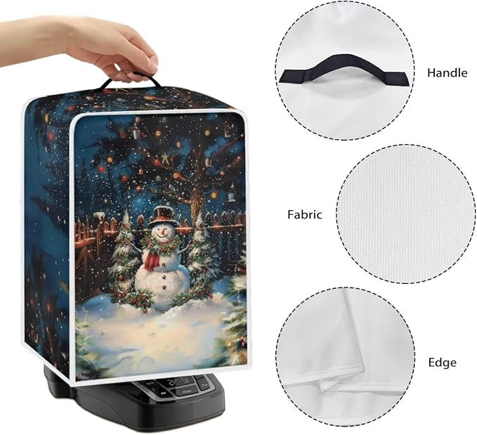 Christmas Snowman Coffee Machine Dust Covers Removable - Image 5