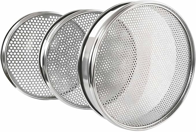 10pcs Coffee Bean Grading Sieve Set, Iron-Plated Coffee Bean Grading Sieve - Image 7